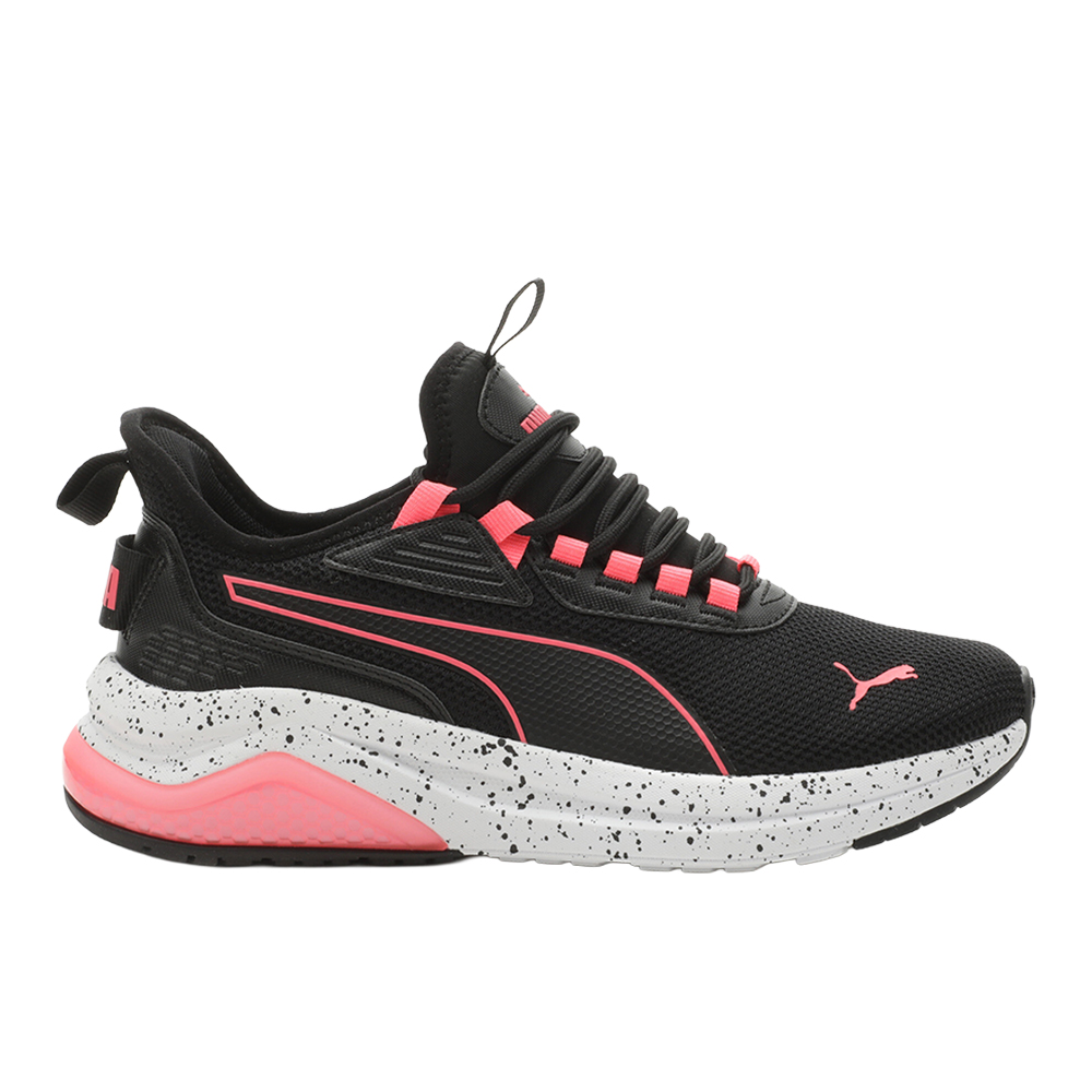 PUMA Amplifier Speckle Lace Up Womens Black Sneakers Casual Shoes