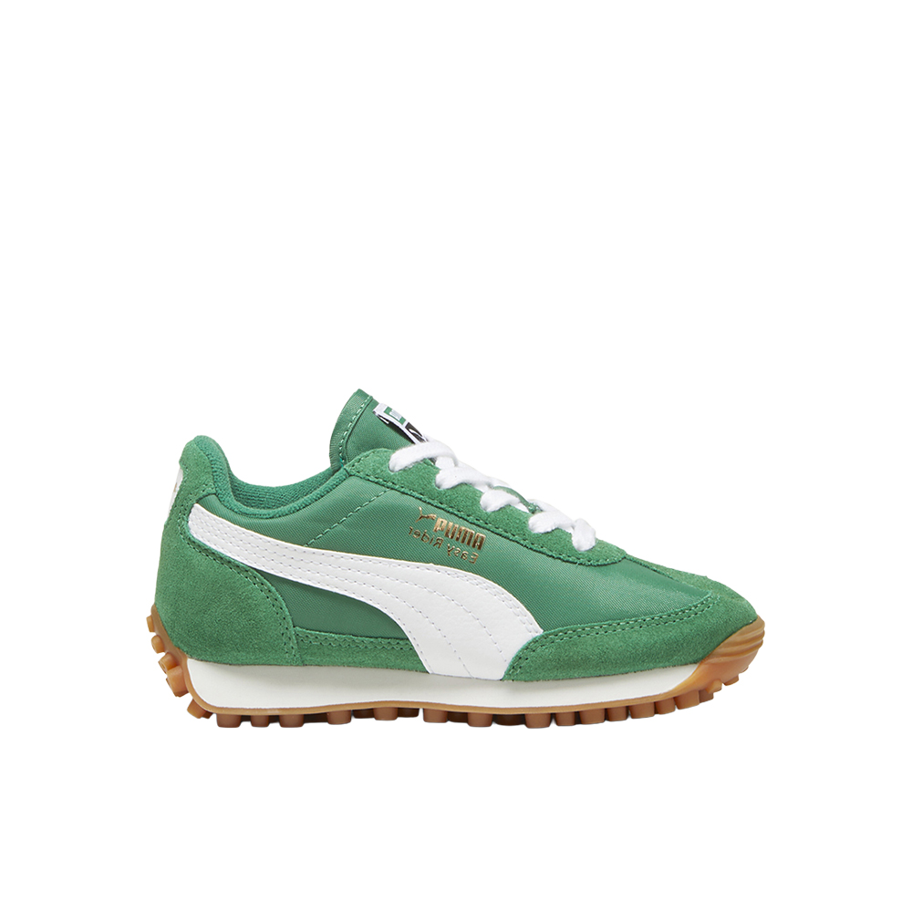PUMA Easy Rider Vintage Little Kids' Sneakers in Green, Size 11