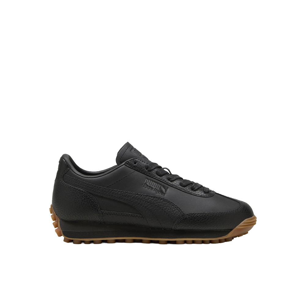 PUMA Easy Rider Leather Big Kids' Sneakers in Black, Size 4.5