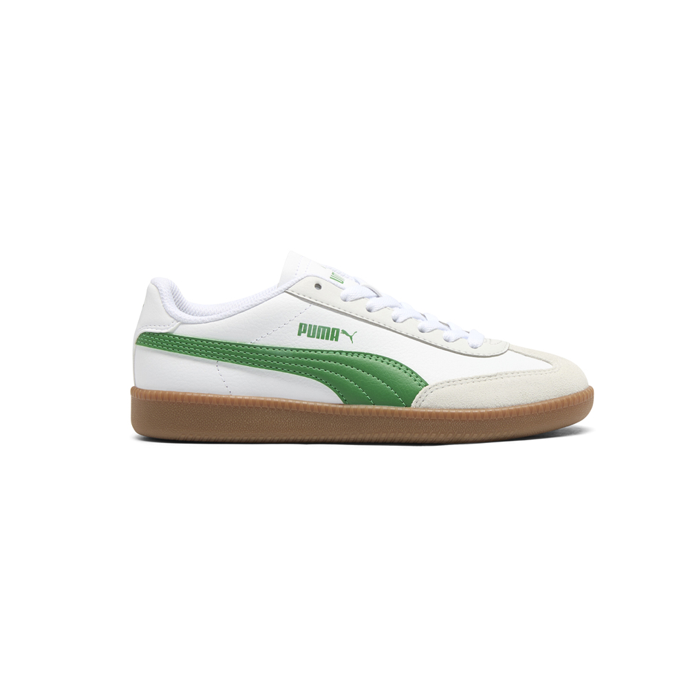 PUMA 9T Lace Up Youth Boys White Sneakers Casual Shoes