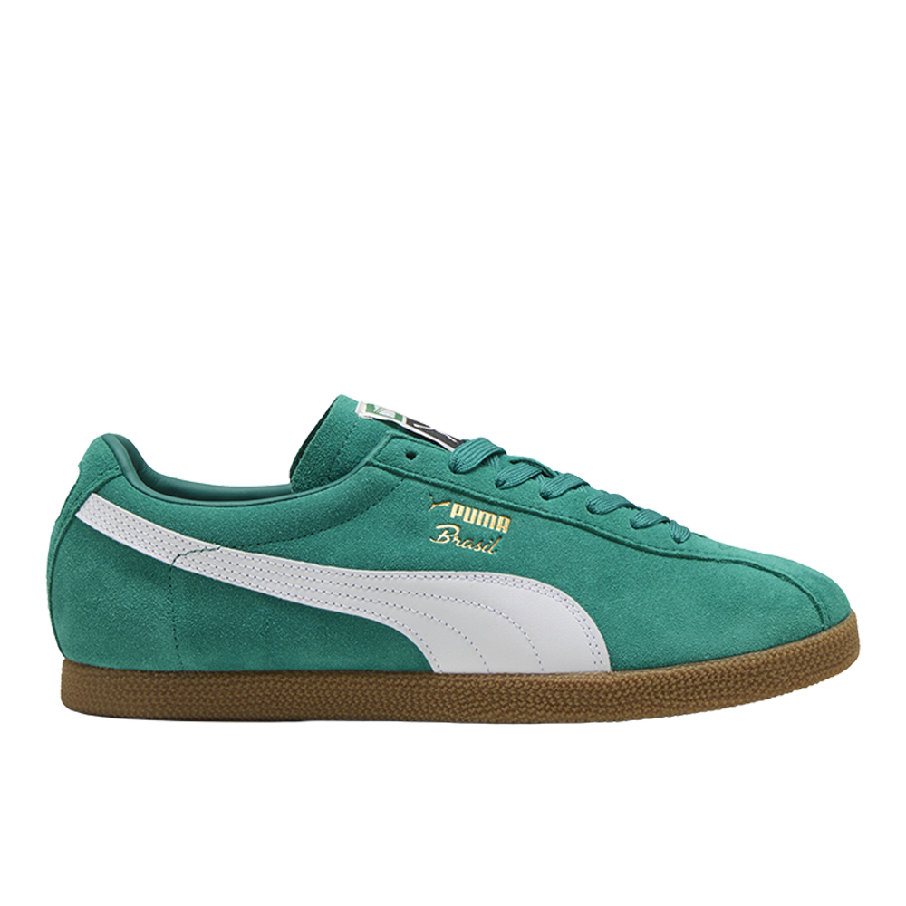 PUMA Brasil Sneakers in Green, Size 8