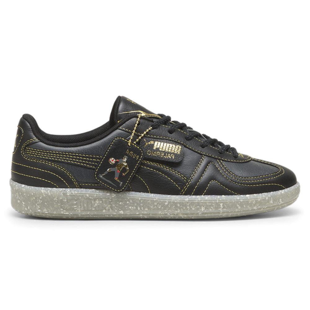 PUMA Palermo Play Loud Lace Up Mens Black Sneakers Casual Shoes