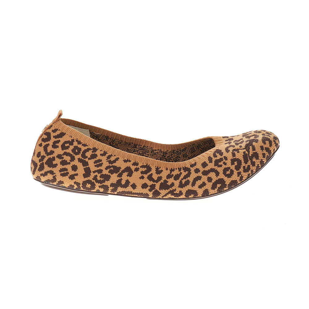 PUMA Iliana Ballerina Leopard Print Women's Ballet Flats in Beige, Size 8