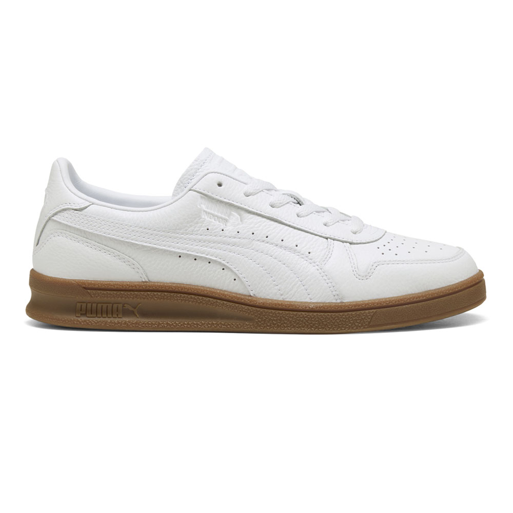 PUMA Indoor Leather Lace Up Sneakers