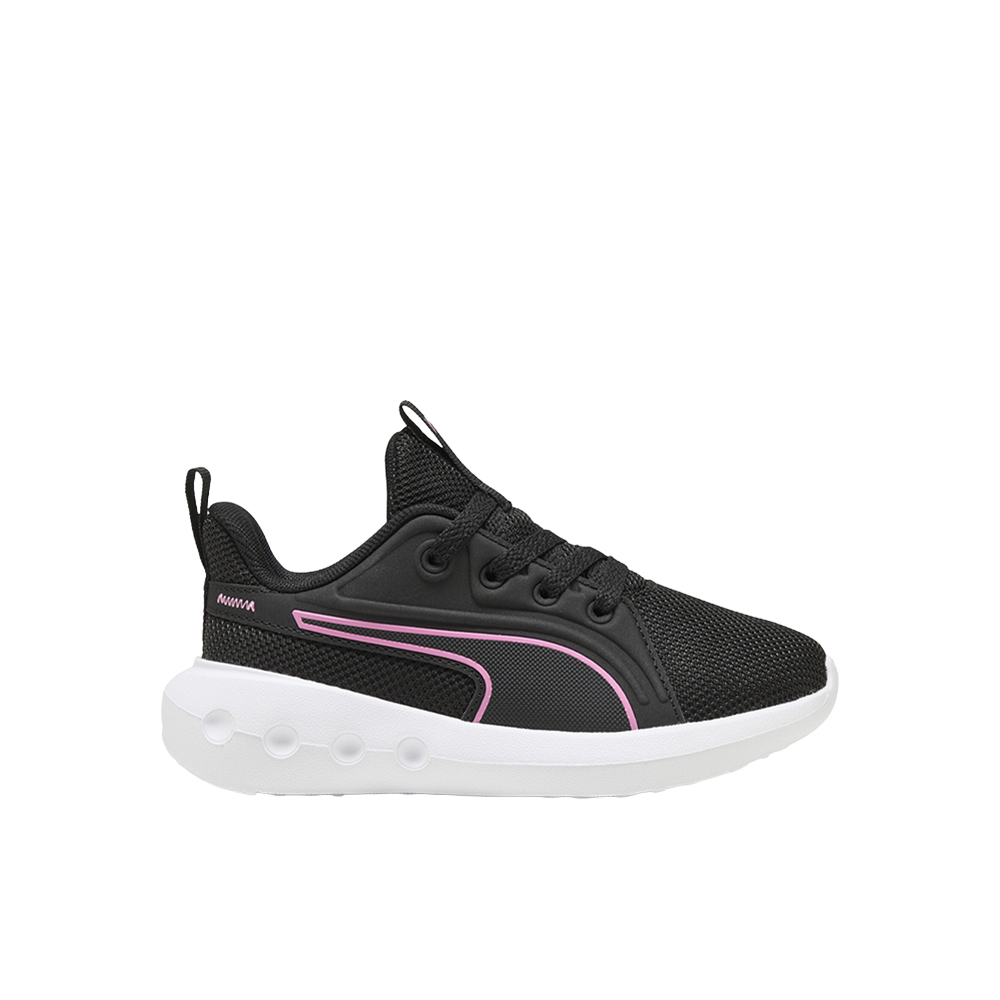 PUMA Soft Carson Little Kids' Running Shoes in Black, Size 12.5