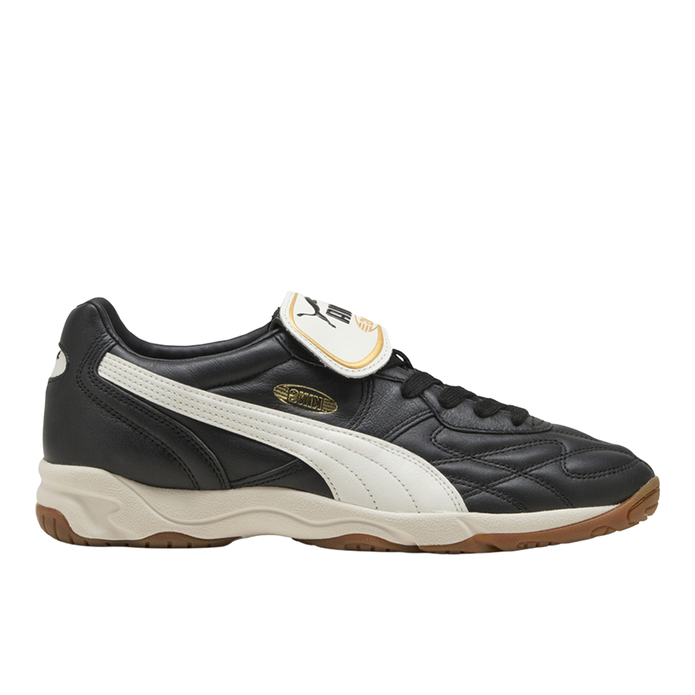 PUMA King Indoor Sneakers in Black, Size 5.5