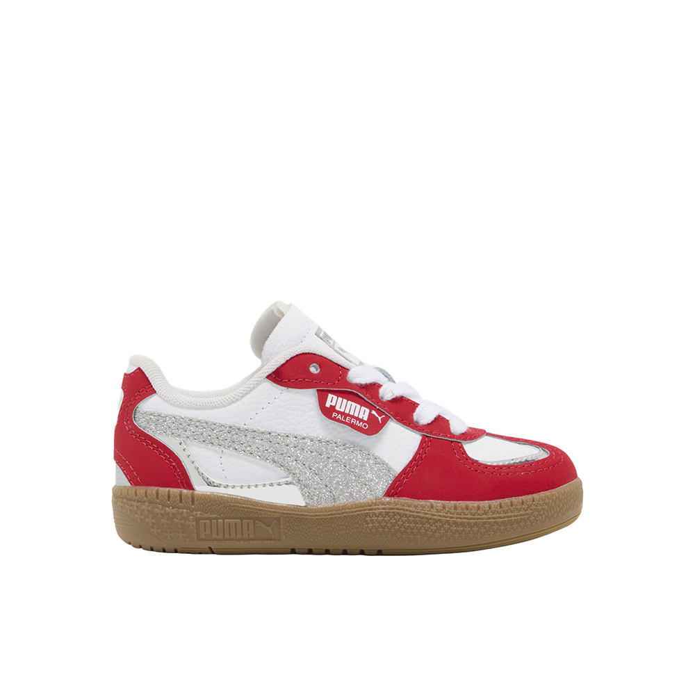 PUMA Palermo Moda Holiday Glitz Metallic Lace Up Sneakers (Youth)
