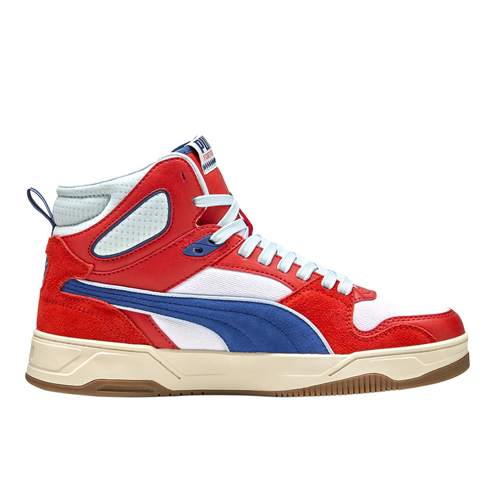 PUMA Rebound Break Mid Retro Run Lace Up Sneakers