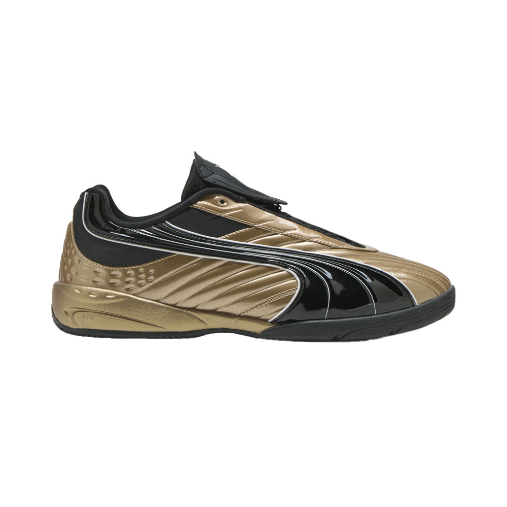 PUMA VS2 Goalgetter Lace Up Mens Gold Sneakers Casual Shoes