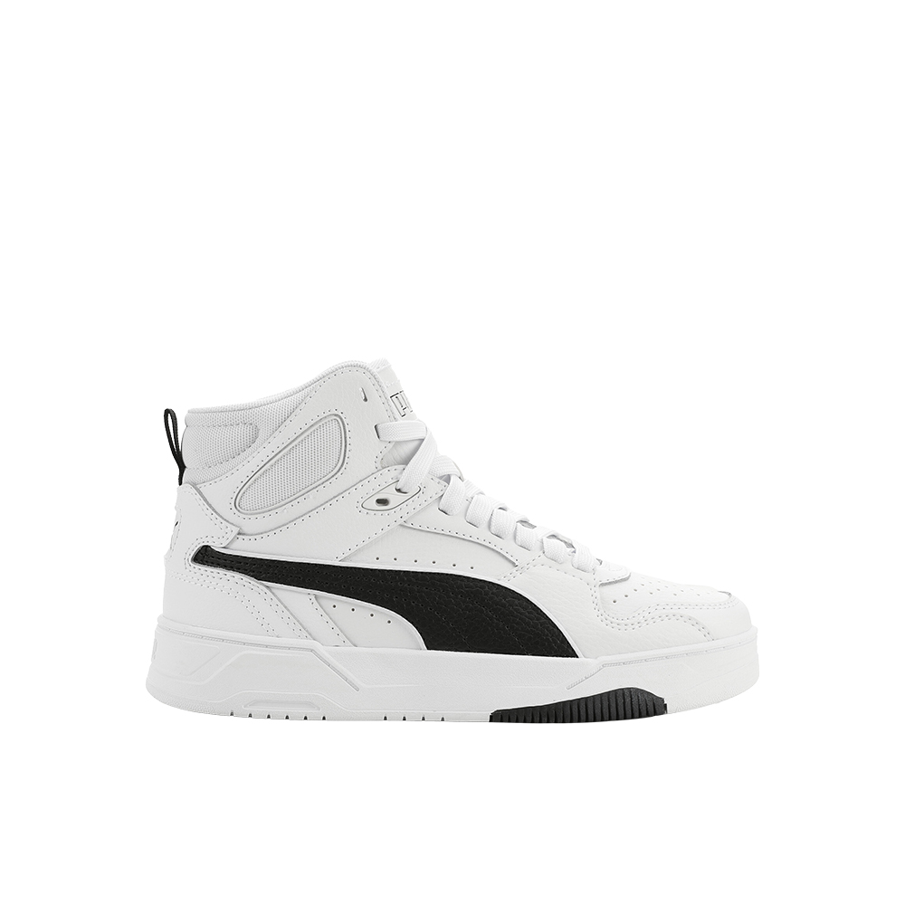 PUMA Rebound Break Mid Lace Up Sneakers (Youth)