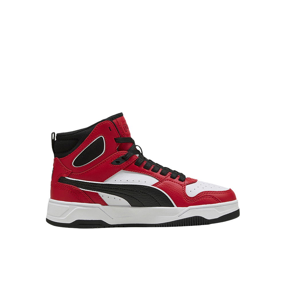 PUMA Rebound Break Mid Lace Up Sneakers (Youth)