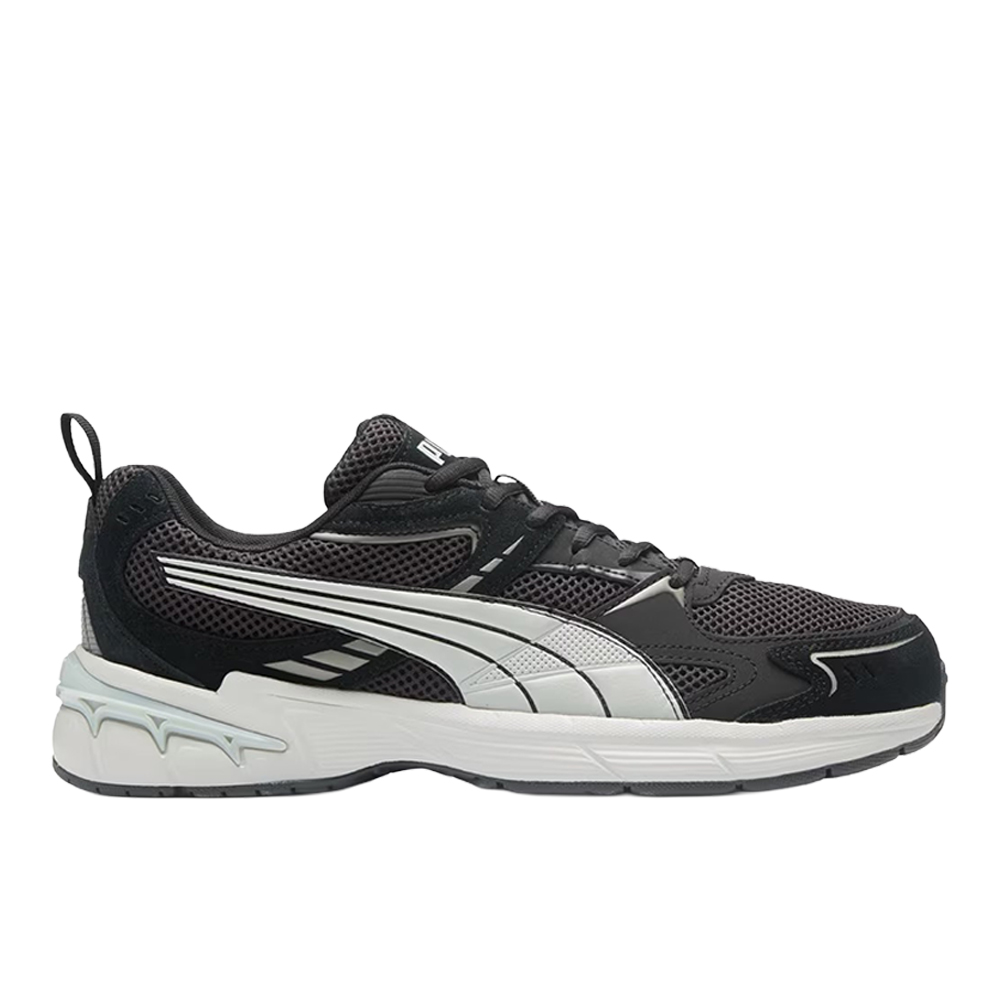 Puma Men's Milenio Tech 2000 Sneakers (Black/Grey) - Size 12.0 M