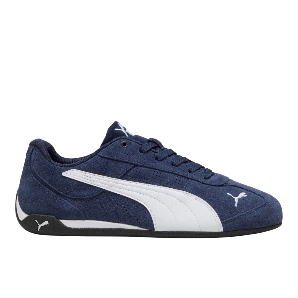 Puma Men\'s Blue Suede Athletic Shoes Shop Blue Mens Puma Suede Op Lace Up Sneakers – Shoebacca main image 2