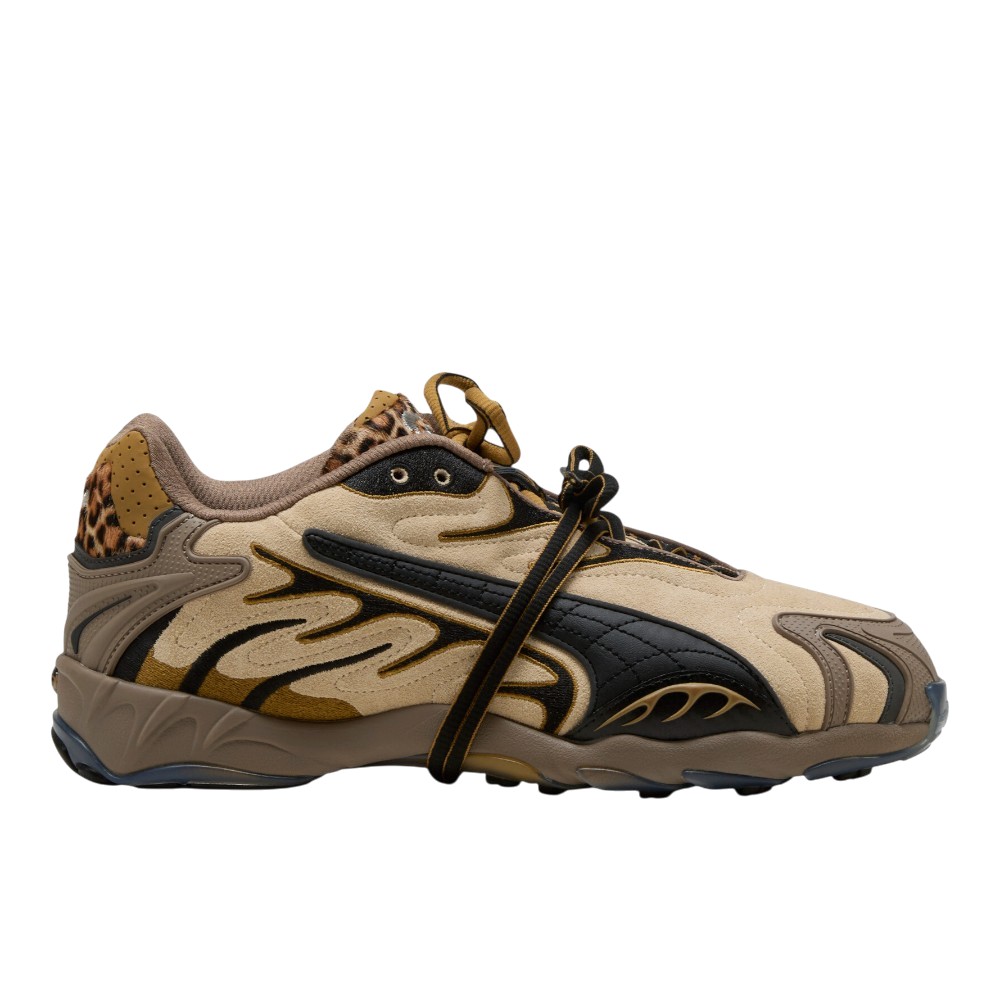 PUMA Asap Rocky X Inhale Leopard Lace Up Mens Beige Sneakers  display picture 3