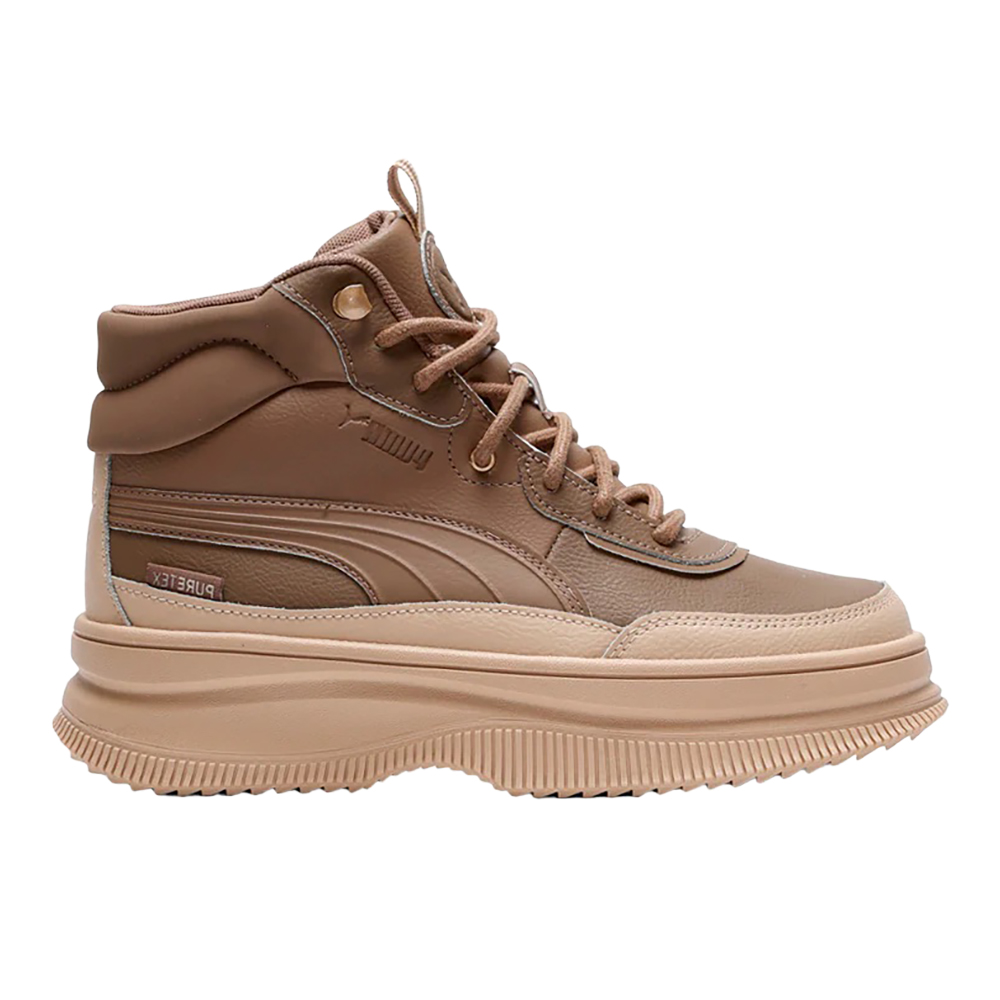 PUMA Mayra Puretex Women's Waterproof Leather Boots in Brown, Size 7