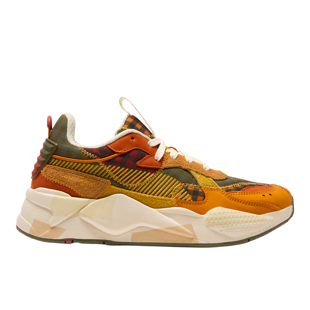 PUMA Rs X Hyper Prep Fall Lace Up Mens Yellow Sneakers Casual