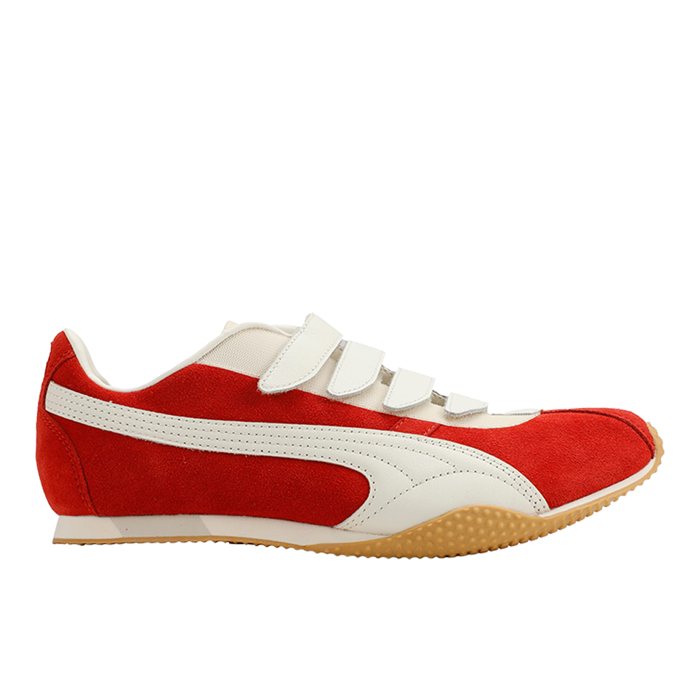 PUMA H-Street Strap Sneakers in Red, Size 8.5