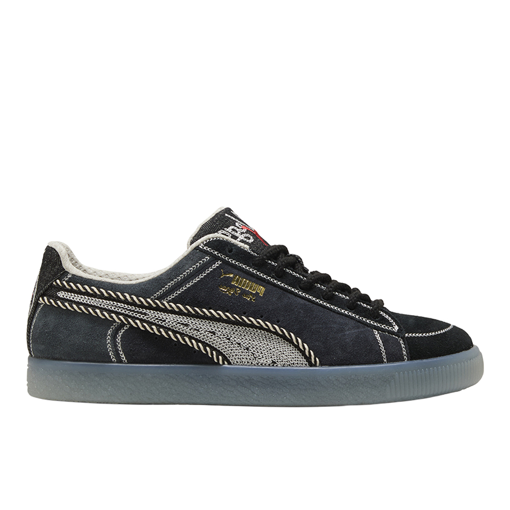 PUMA Clyde Las Vegas Men's Sneakers in Black, Size 8
