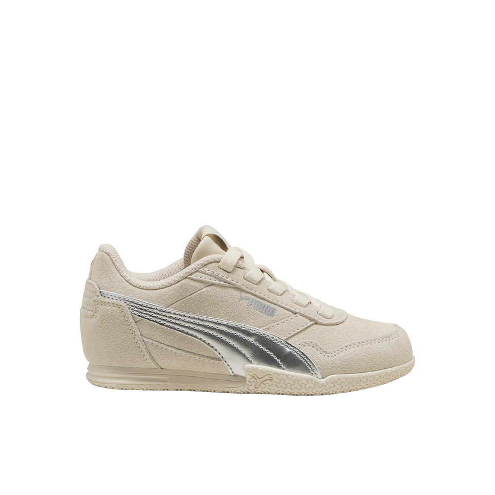 PUMA Bella Donna Suede Metallic Easy On Sneakers (Youth)