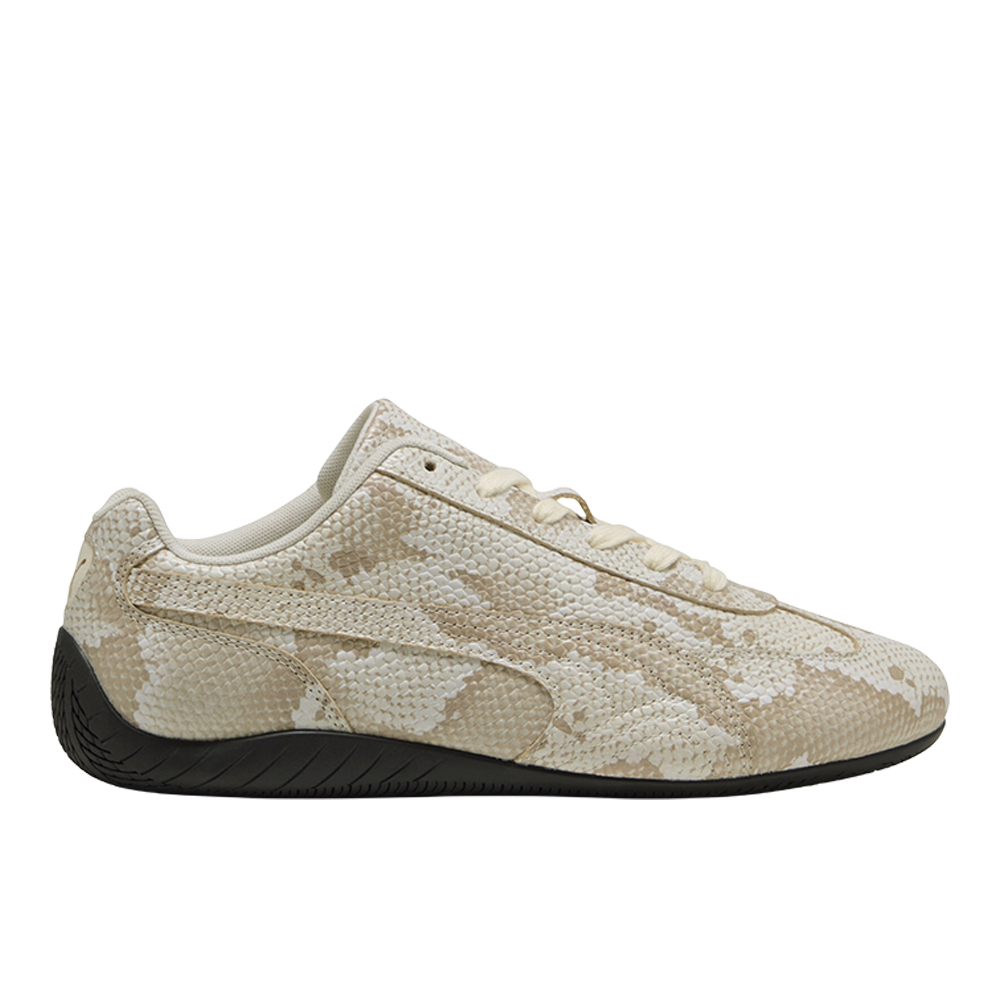 PUMA Speedcat Snake Print Sneakers in Beige, Size 9