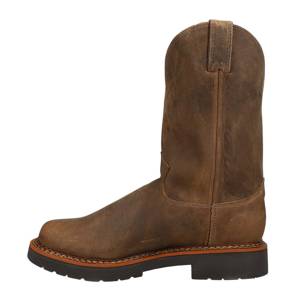 Justin Original Workboots Blueprint 11 pouces travail points de vente électrique homme marron travail coffre-fort