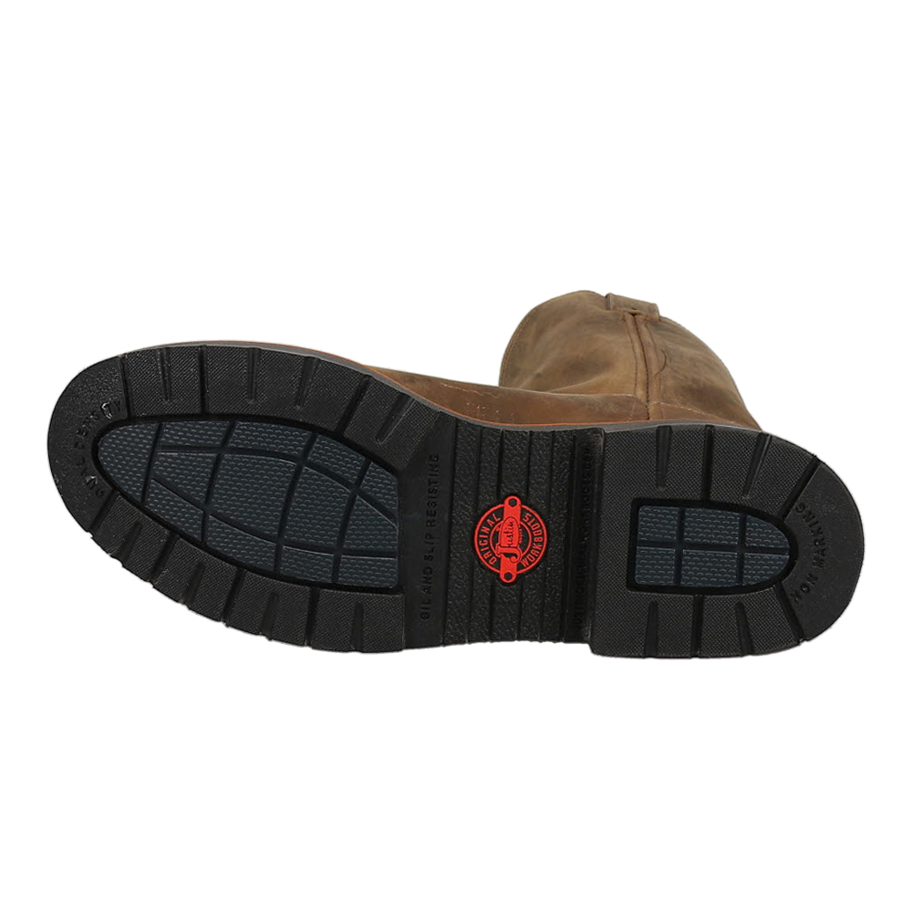 Justin Original Workboots Blueprint 11 pouces travail points de vente électrique homme marron travail coffre-fort