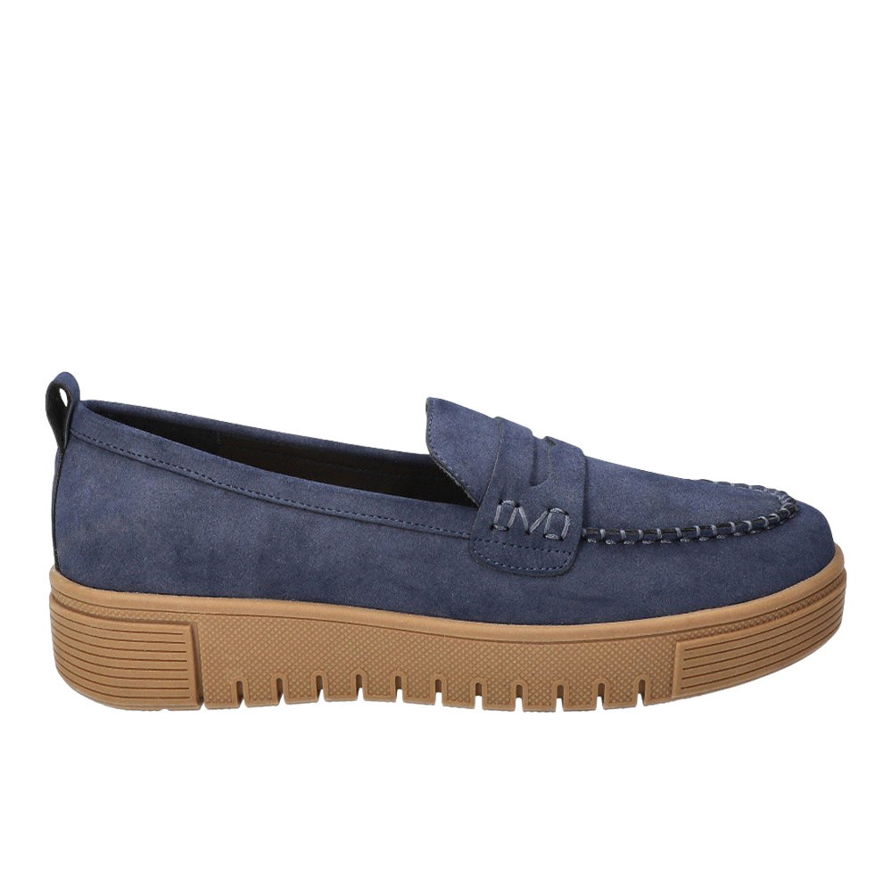Bella Vita Women's Bo Comfort Slip-On Loafers - Navy