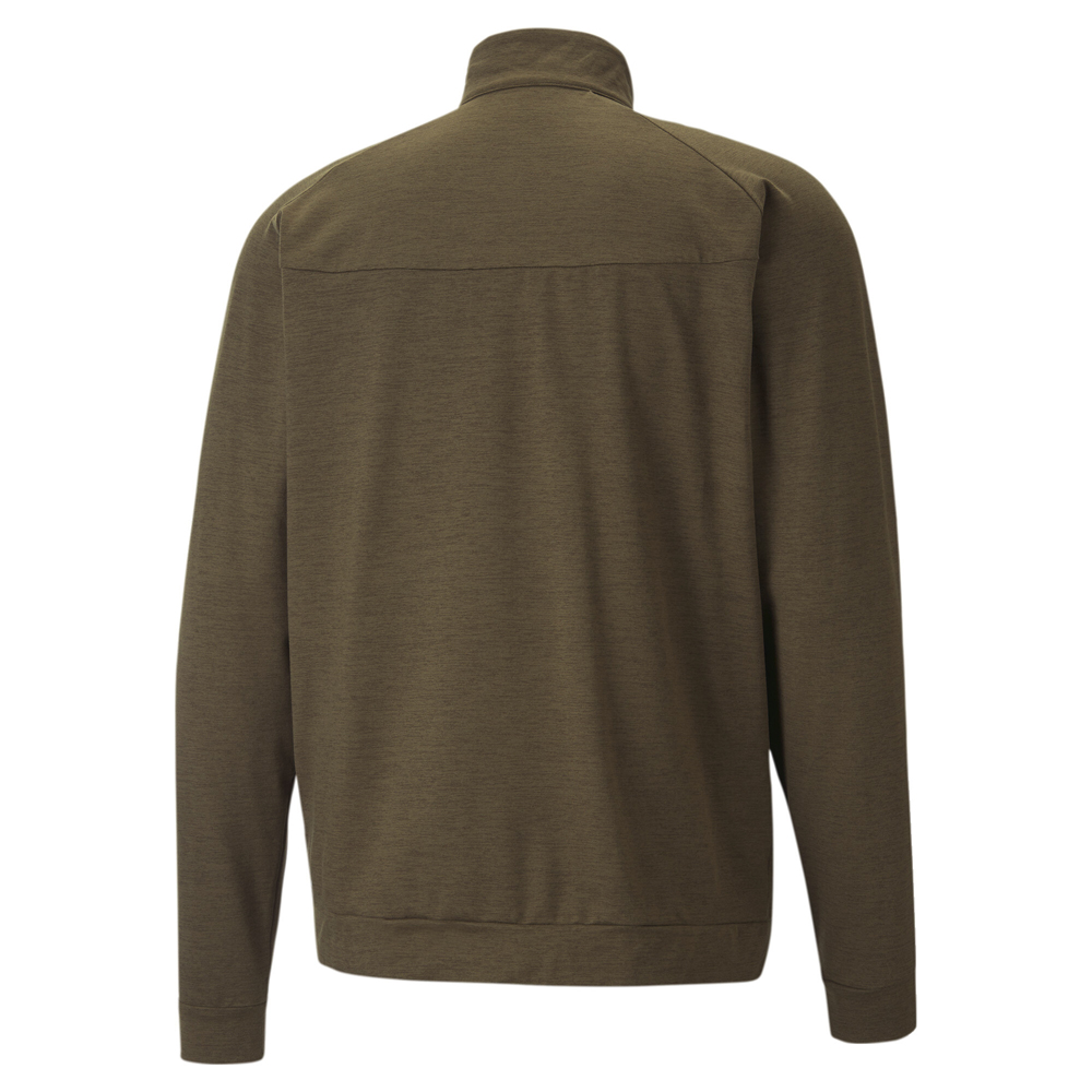 Puma Cloudspun Training Full Zip Jacket Mens Green Casual Athletic Outerwear 521