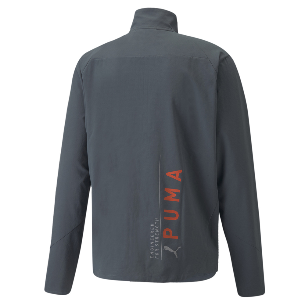 Puma Train Ultraweave Full Zip Jacket Mens Grey Coats Jackets Outerwear 521525-4