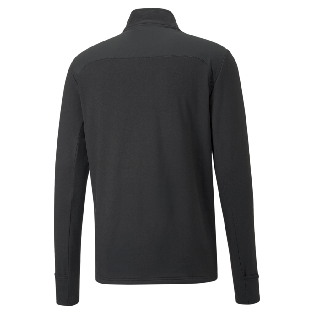 Puma Cloudspun Wrmlbl Padded Running Full Zip Jacket Mens Black Casual Athletic