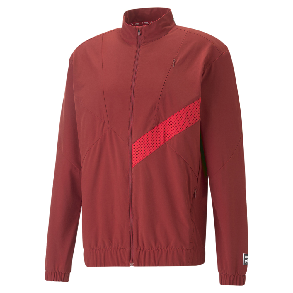 Puma Running Tracksuit Full Zip Jacket X Ciele Mens Red Puma Running Tracksuit Full Zip Jacket X Ciele Mens Red