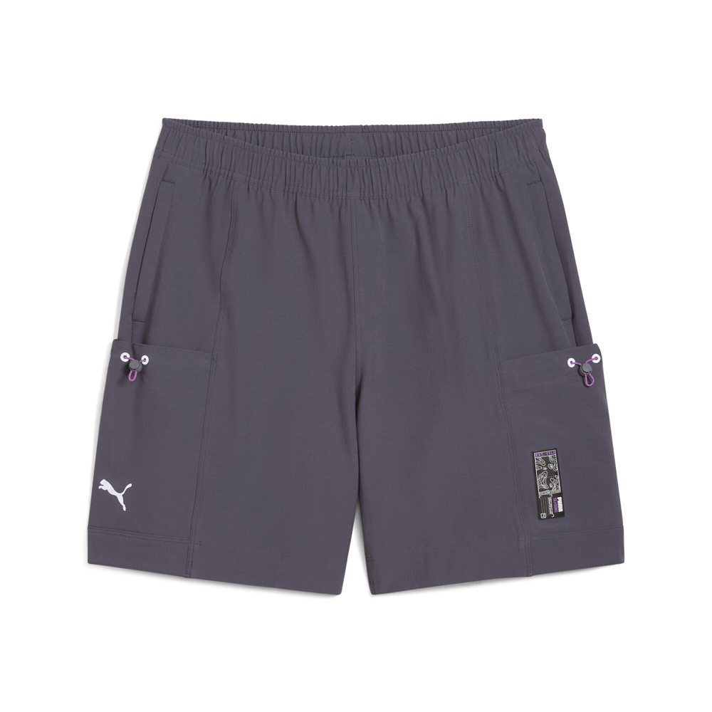 ポジティブ PUMA Seasons 7 Inch Trail Running Shorts Mens Grey Casual Athletic