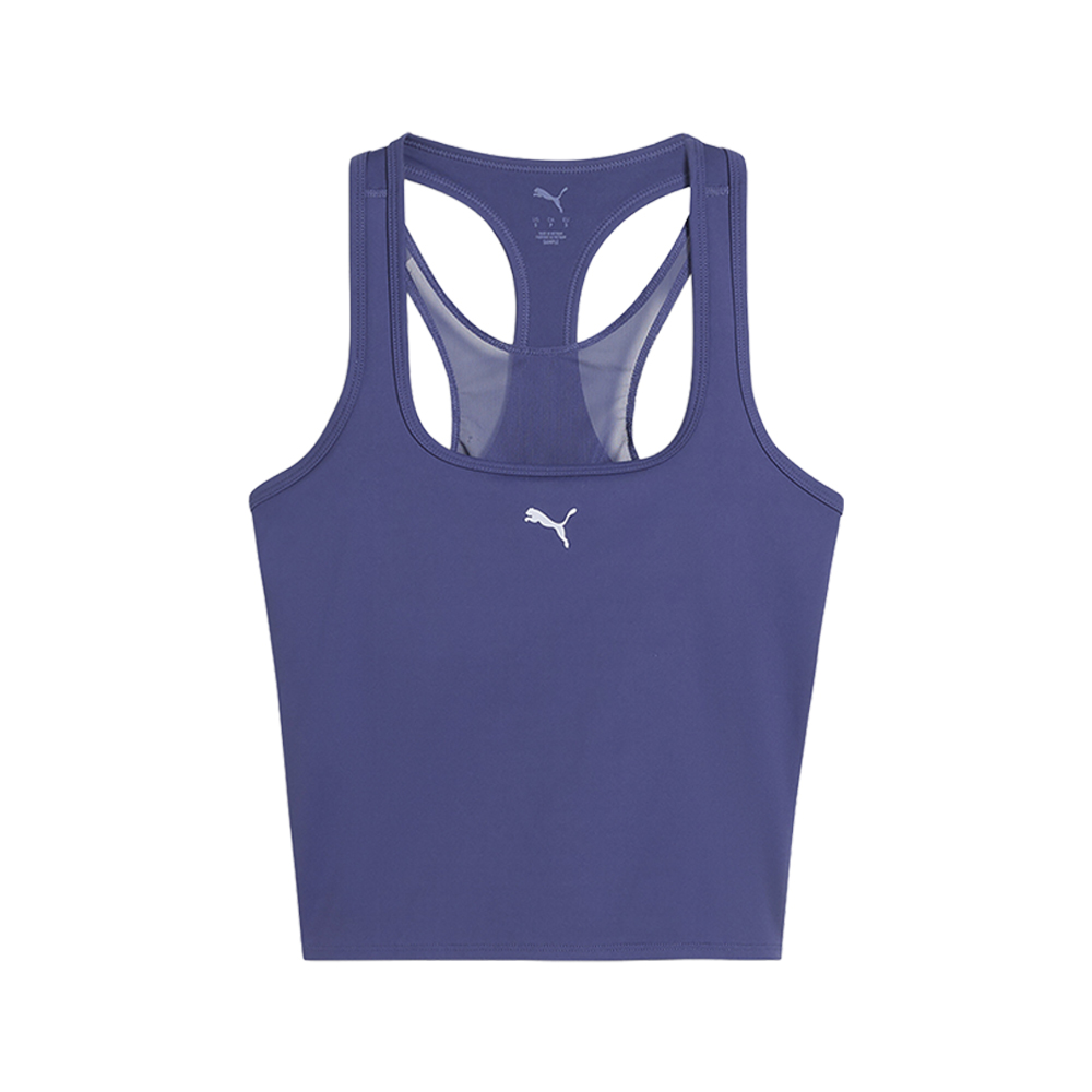 PUMA Cloudspun Mesh 2-in-1 Crew Neck Athletic Tank Top