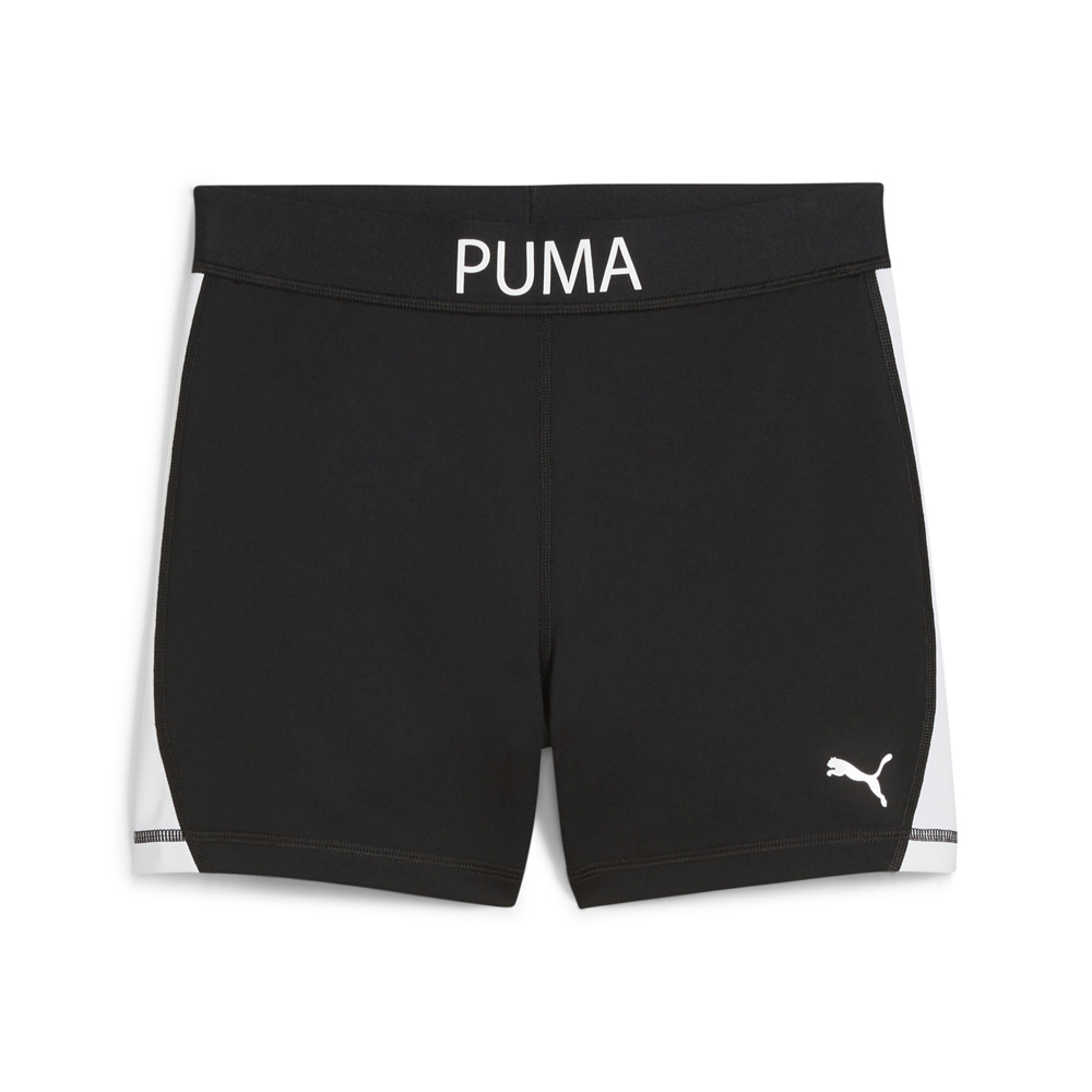 PUMA Training Strong Women's High-Waisted 4" Biker Shorts in Black, Size S