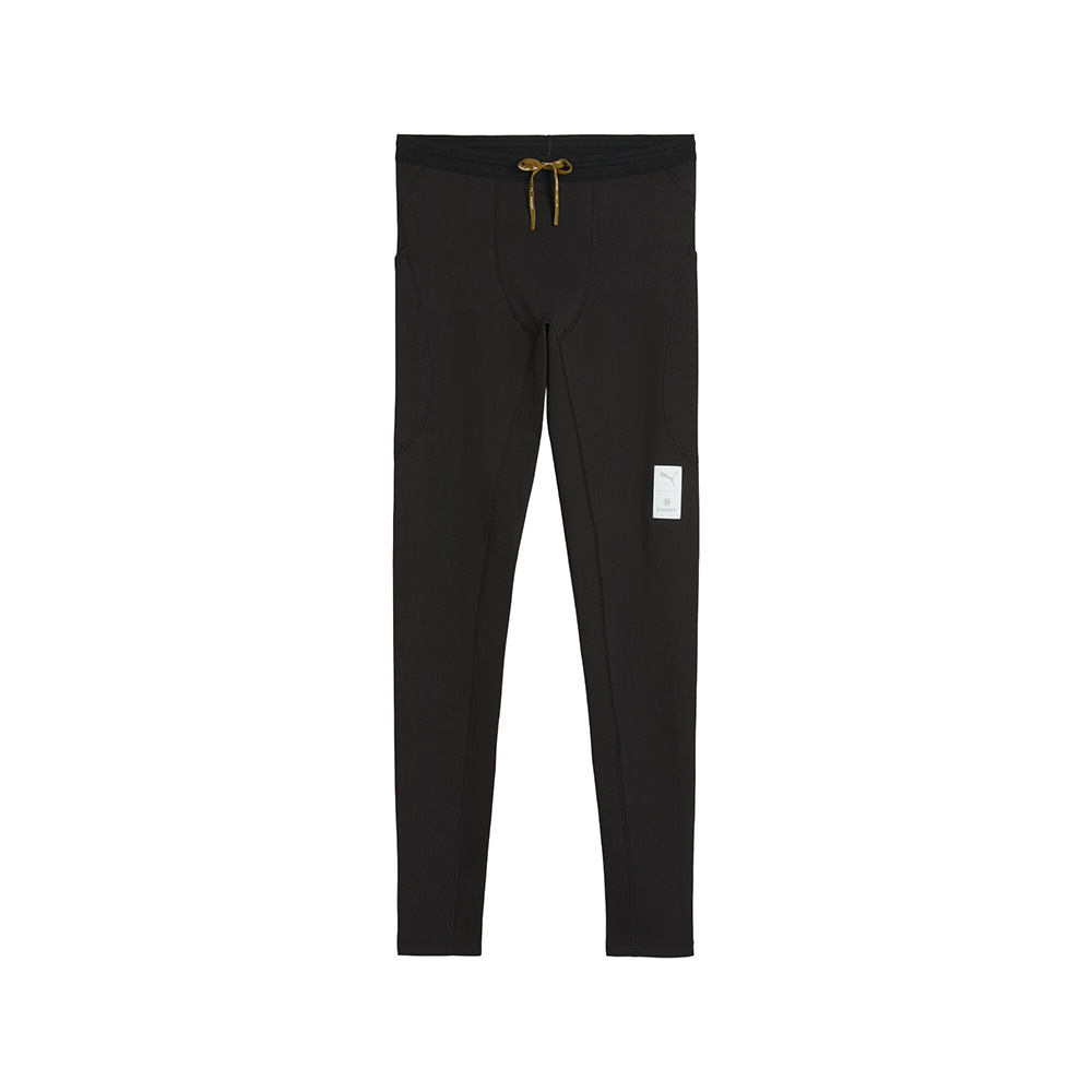 PUMA x SAYSKY Men's Fleece Running Tights in Black, Size XS