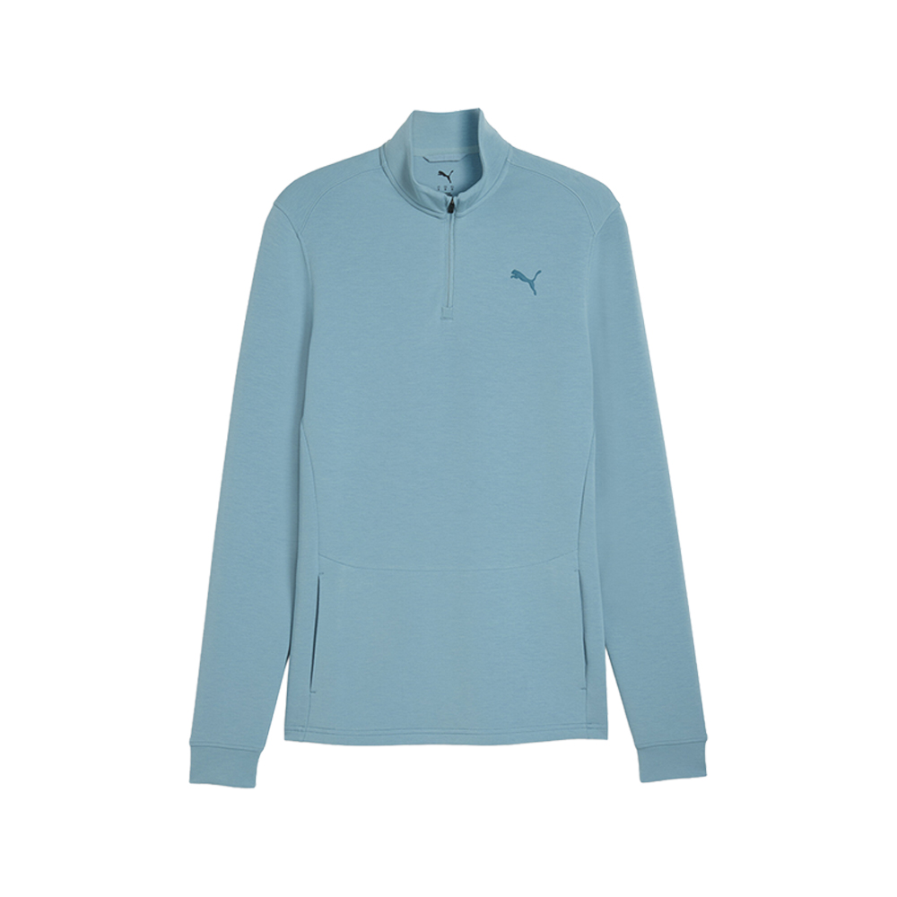 PUMA Cloudspun Collared Neck Long Sleeve Quarter Zip Sweater
