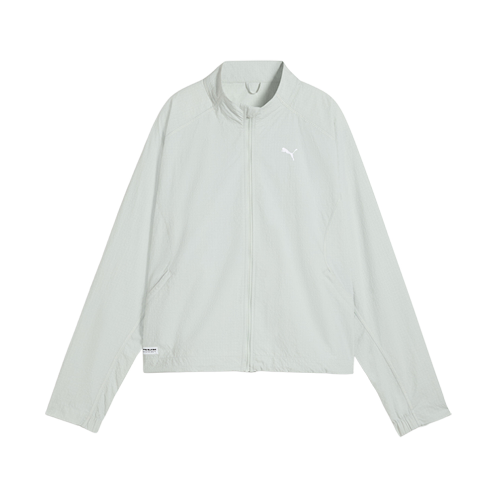 PUMA Brightstride windCELL Women's Wind Protection Running Jacket in Green, Size XS