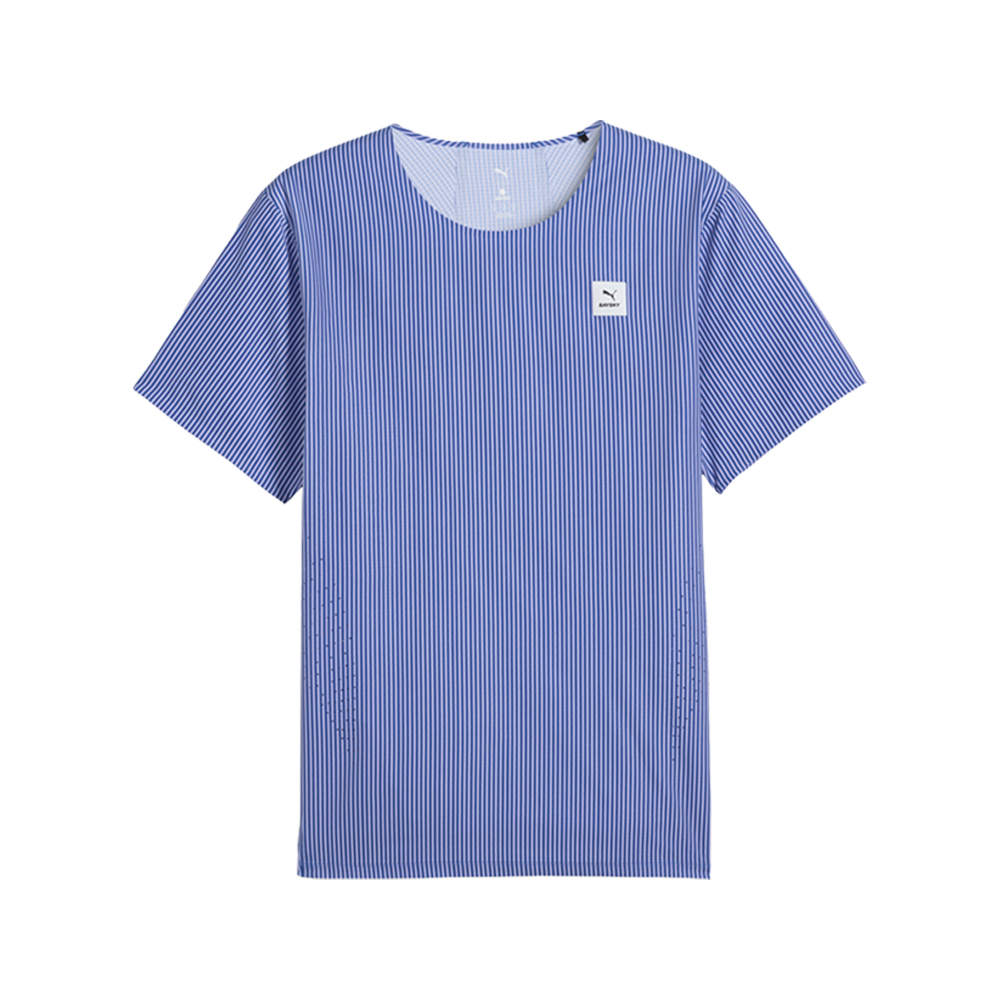 PUMA x SAYSKY Ultraweave Men's Lightweight Performance Fit Running T-Shirt in Blue, Size M