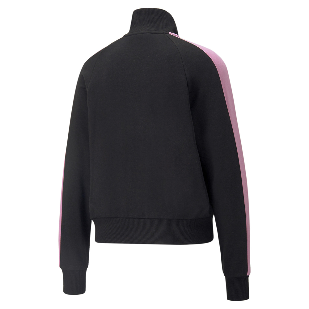 Puma Iconic T7 Full Zip Jacket Plus Womens Black Casual Athletic Outerwear 53185
