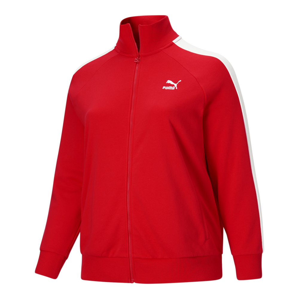 Puma Iconic 531853-23 eBay Casual T7 Jacket Womens Outerwear Track Athletic | Red Plus