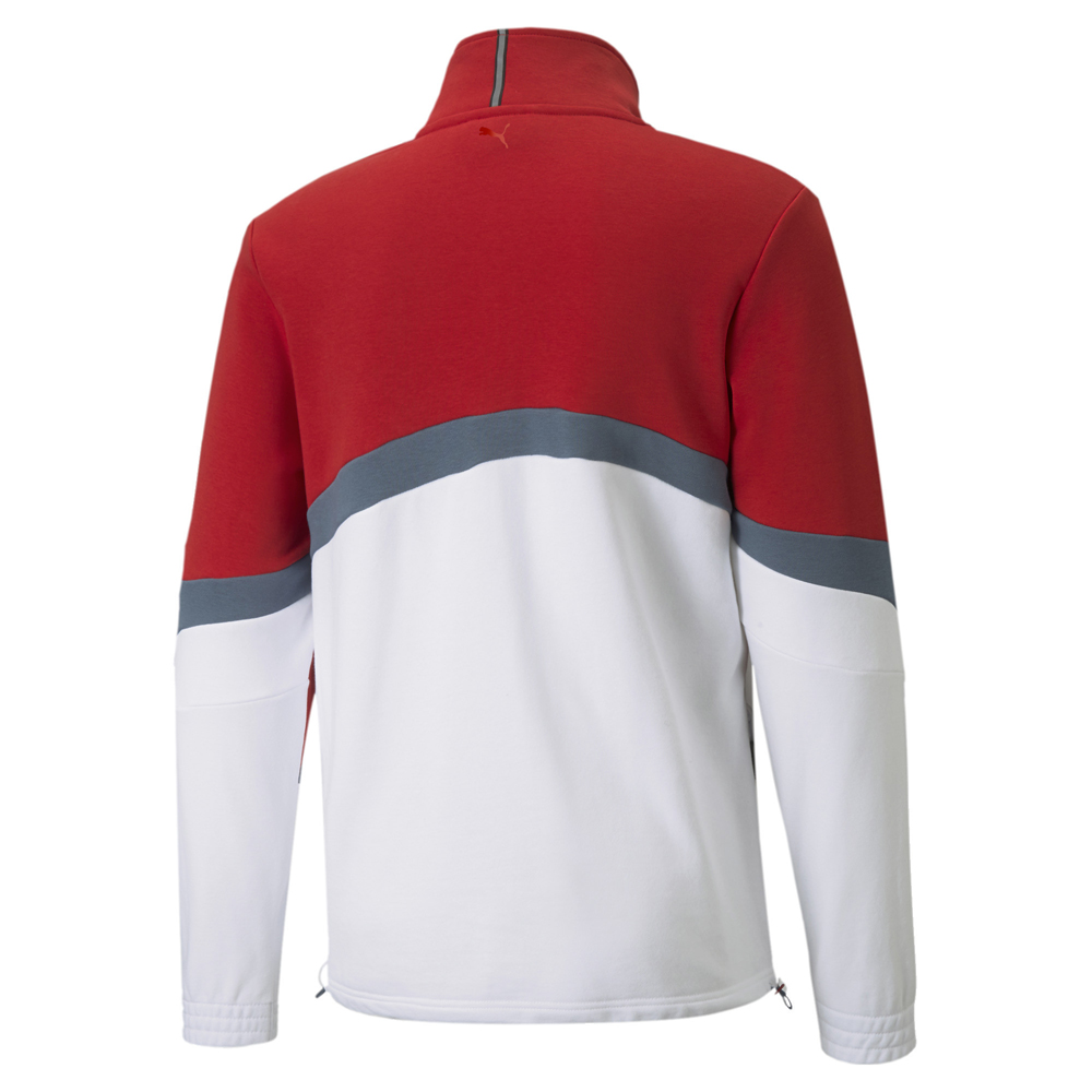 Puma Flare Full Zip Jacket Mens Red Coats Jackets Outerwear 532194-02