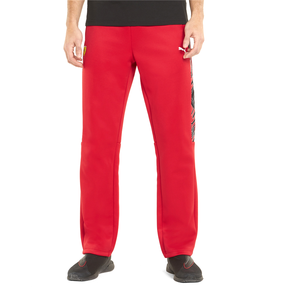 Puma Sf Race T7 Спортивные штаны Мужские красные повседневные спортивные штаны 53372302