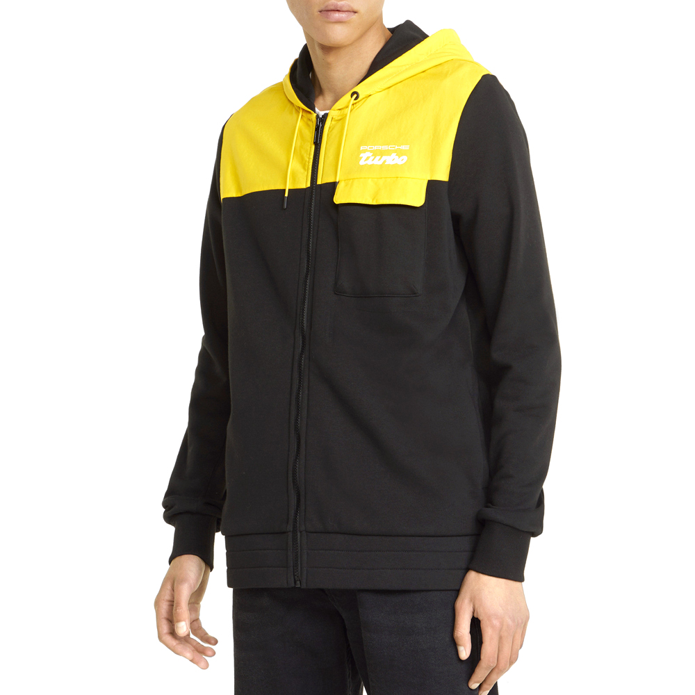 Puma Pl Hooded Sweat Jacket Mens Yellow Повседневная спортивная верхняя одежда 533774-06