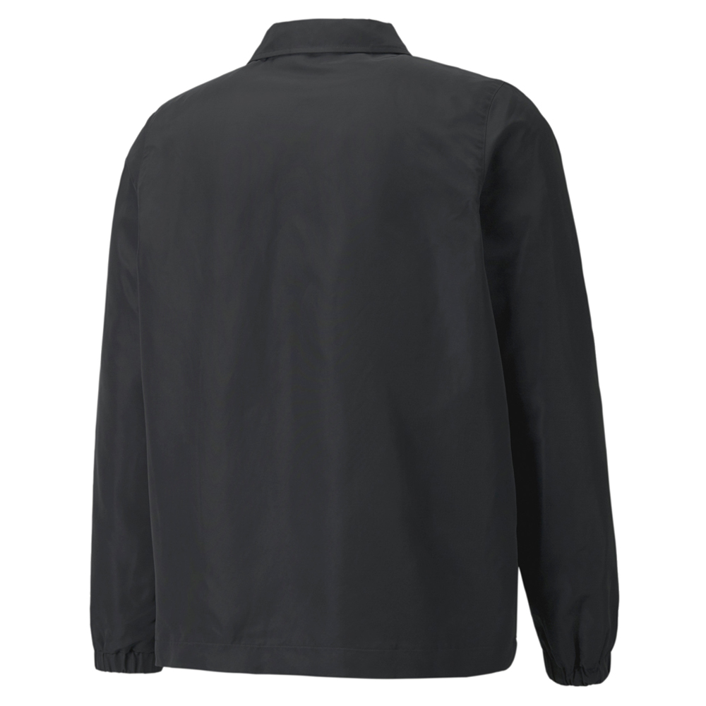 Puma Classics Coach Jacket Mens Black Casual Athletic Outerwear 534289-01