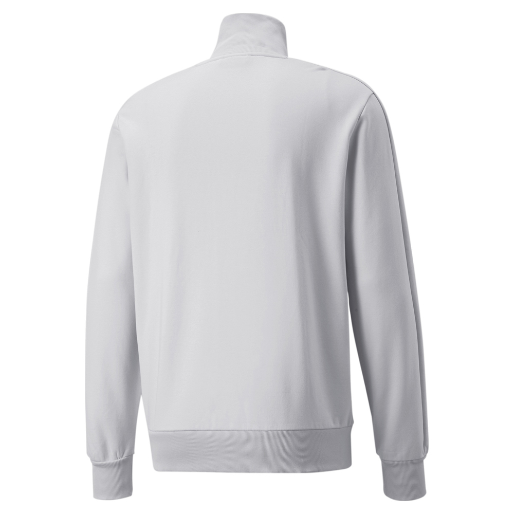 Puma T7 Full Zip Track Jacket Mens Grey Casual Athletic Outerwear 535478-72