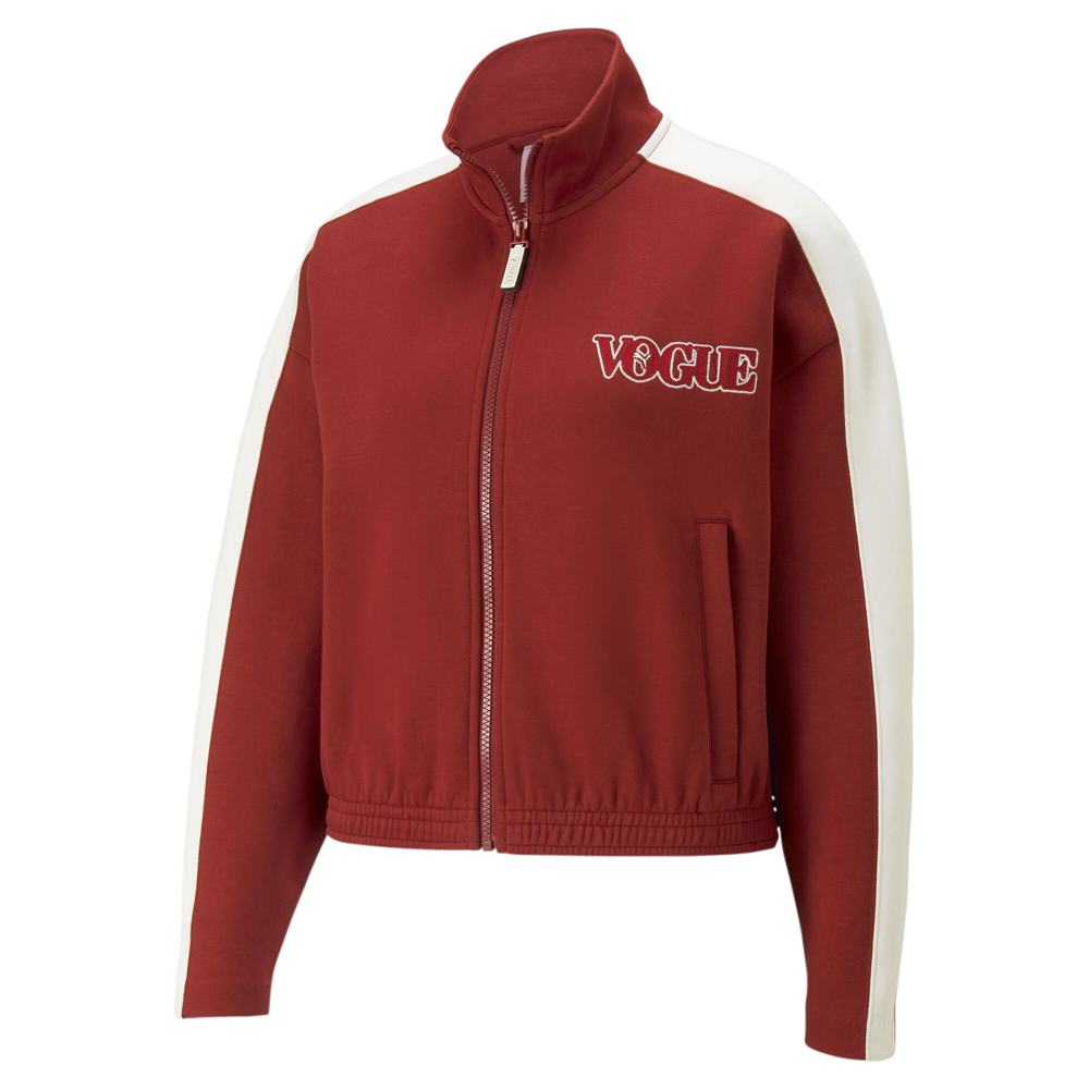 Puma Vogue X T7 Full Zip Jacket Womens Red Casual Athletic