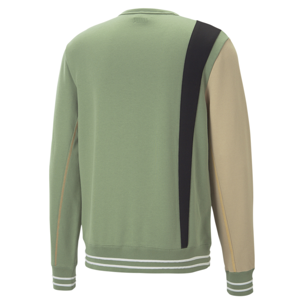 Puma B5s Crew Neck Sweatshirt Mens Green 53779801