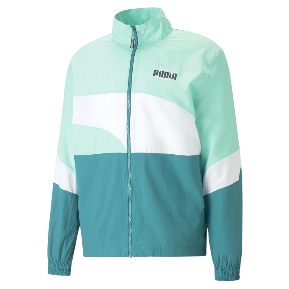◆PUMA◆ Puma 025791-02 Puma Clyde 2 Full Zip Jacket Mens Green Casual Athletic