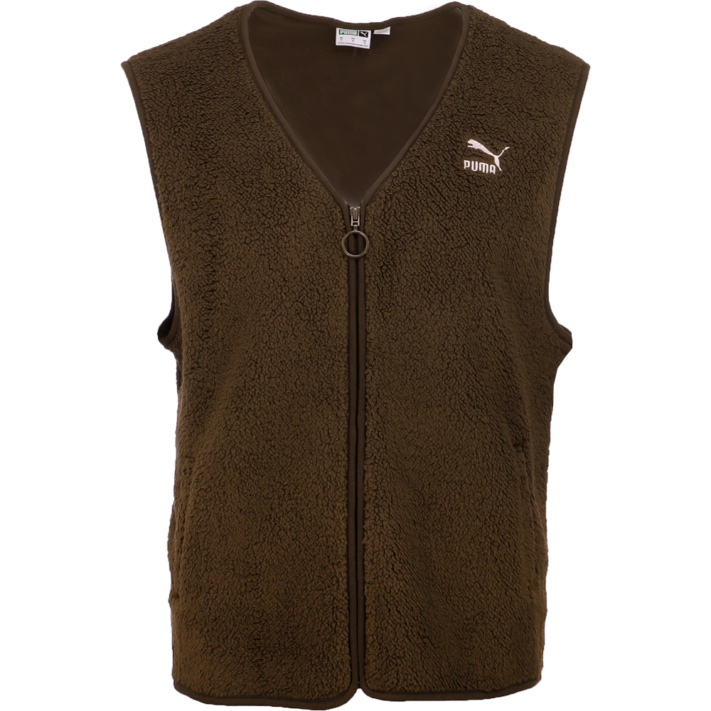 Мужская повседневная спортивная верхняя одежда Puma Classics Cozy Club Sherpa Vest Размер M 53914