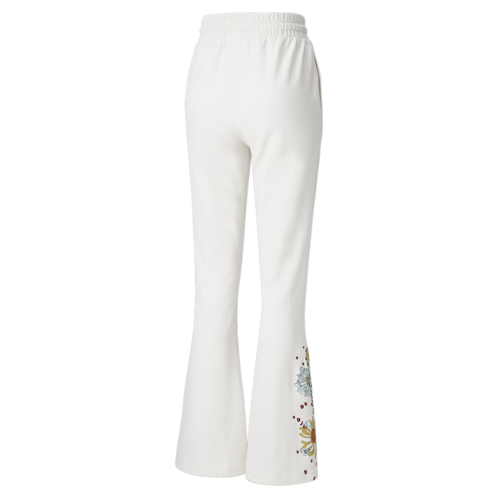 Puma Liberty X Flared Pants Womens White Casual Athletic Bottoms 53983265